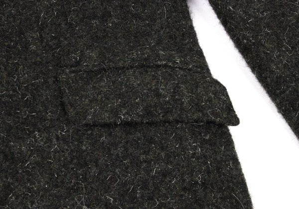 COMME des GARCONS HOMME Fulling Wool 3B Dark Brown Jacket Size S