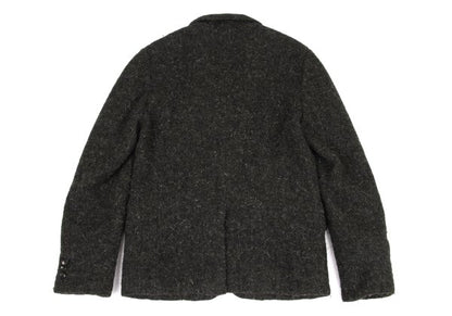 COMME des GARCONS HOMME Fulling Wool 3B Dark Brown Jacket Size S