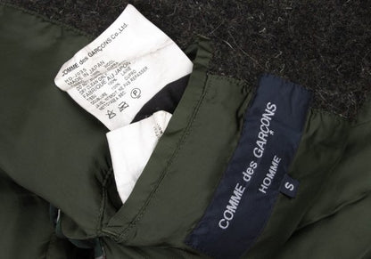COMME des GARCONS HOMME Fulling Wool 3B Dark Brown Jacket Size S