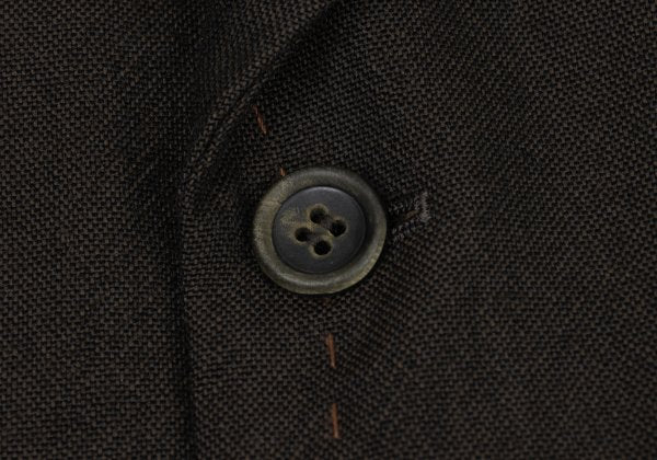 COMME des GARCONS HOMME Wool Hand-Stitch Jacket Brown Size M