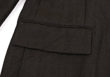 COMME des GARCONS HOMME Wool Hand-Stitch Jacket Brown Size M