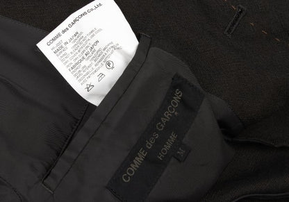 COMME des GARCONS HOMME Wool Hand-Stitch Jacket Brown Size M