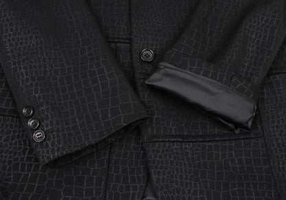 COMME des GARCONS HOMME PLUS 00AW Croc Jacket Black Size S