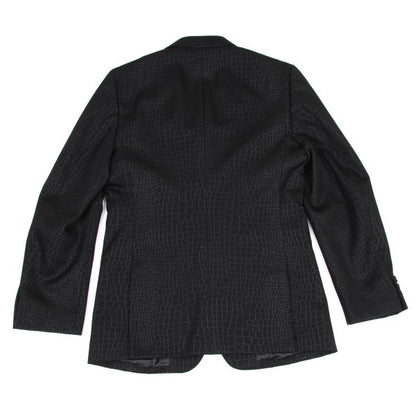 COMME des GARCONS HOMME PLUS 00AW Croc Jacket Black Size S