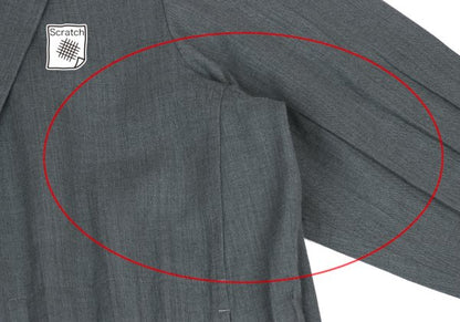 ISSEY MIYAKE MEN Vanishing Pleat Jacket Gray Size 1