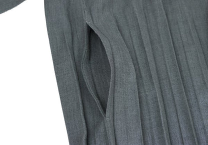 ISSEY MIYAKE MEN Vanishing Pleat Jacket Gray Size 1
