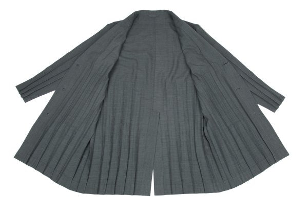 ISSEY MIYAKE MEN Vanishing Pleat Jacket Gray Size 1