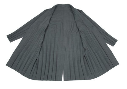 ISSEY MIYAKE MEN Vanishing Pleat Jacket Gray Size 1