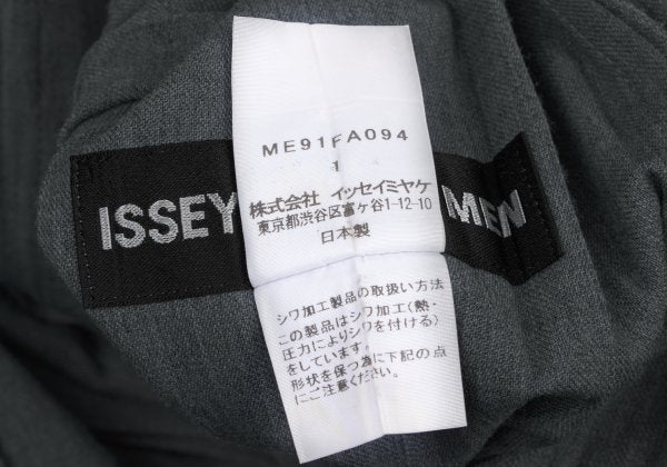 ISSEY MIYAKE MEN Vanishing Pleat Jacket Gray Size 1
