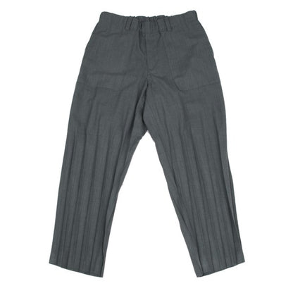 ISSEY MIYAKE MEN Pleated Panel Pants Gray Size 1