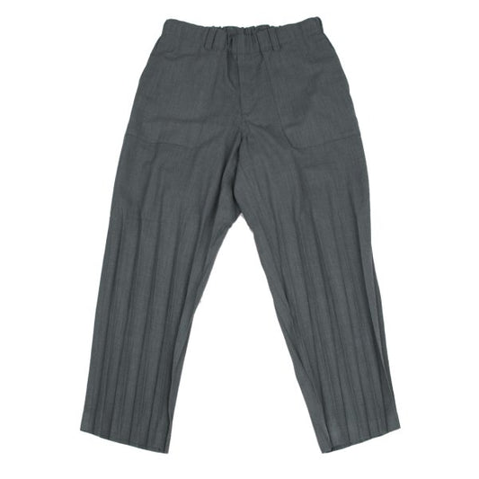 ISSEY MIYAKE MEN Pleated Panel Pants Gray Size 1
