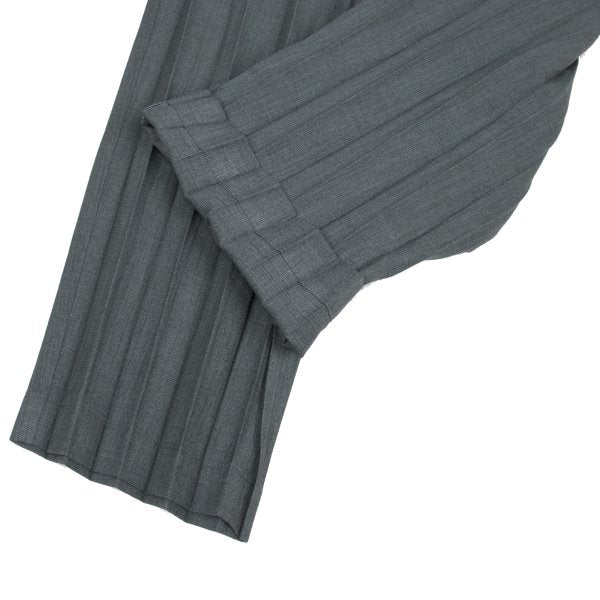 ISSEY MIYAKE MEN Pleated Panel Pants Gray Size 1
