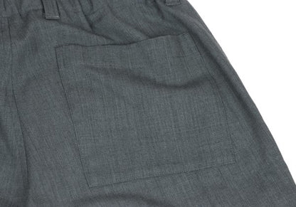 ISSEY MIYAKE MEN Pleated Panel Pants Gray Size 1