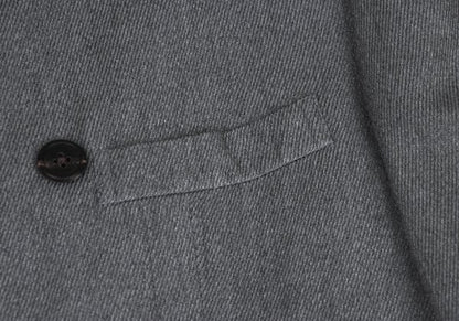 Y's for men Gray Rayon Wool Twill Breasted Jacket Size S