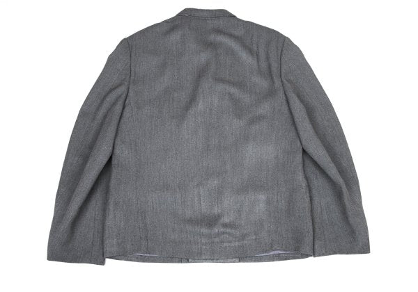 Y's for men Gray Rayon Wool Twill Breasted Jacket Size S