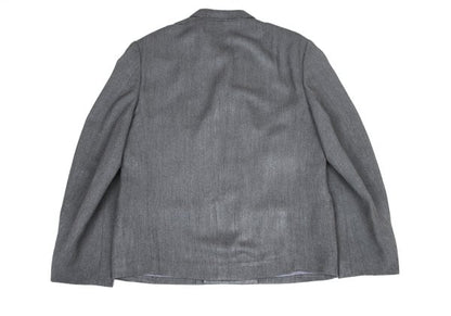 Y's for men Gray Rayon Wool Twill Breasted Jacket Size S