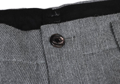 Y's for men Rayon Wool Twill Two-Tuck Wide Pants Gray Size M