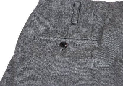 Y's for men Rayon Wool Twill Two-Tuck Wide Pants Gray Size M