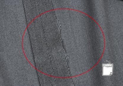 Y's for men Rayon Wool Twill Double Jacket Gray Size S