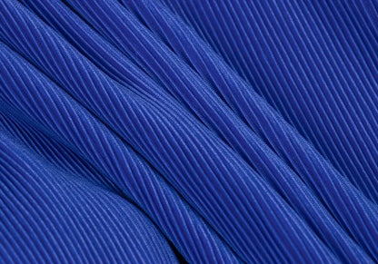 PLEATS PLEASE Mist Pleated Skipper 1/2 Polo Blue Size 3