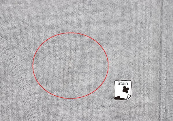 Papas Gray Cotton Stretch Back Logo Zip Hoodie Size 46S