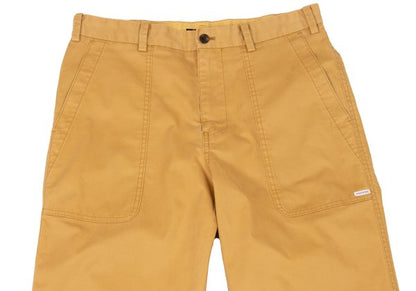 Papas+ Mustard Cotton Stretch Baker Pants Size S