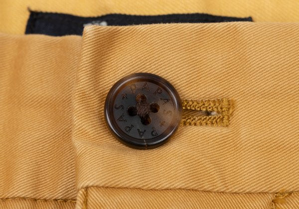Papas+ Mustard Cotton Stretch Baker Pants Size S