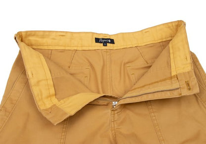 Papas+ Mustard Cotton Stretch Baker Pants Size S