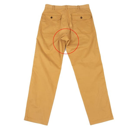 Papas+ Mustard Cotton Stretch Baker Pants Size S