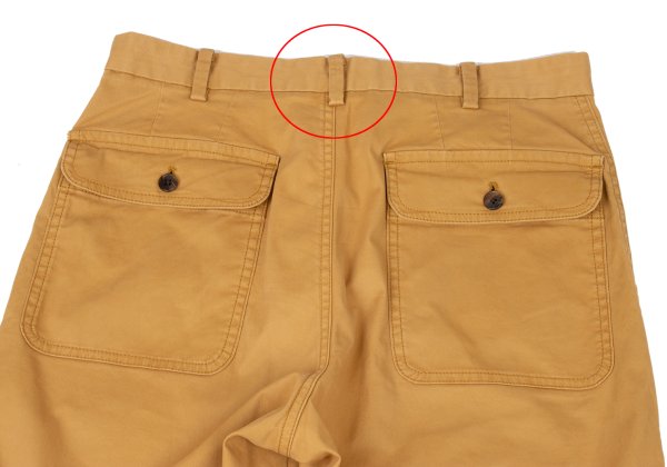 Papas+ Mustard Cotton Stretch Baker Pants Size S
