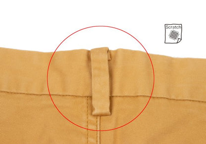 Papas+ Mustard Cotton Stretch Baker Pants Size S