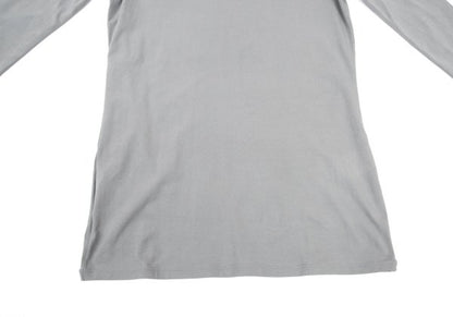Y's Nylon Blend Stretch 3/4 Sleeve Top Gray Size 2