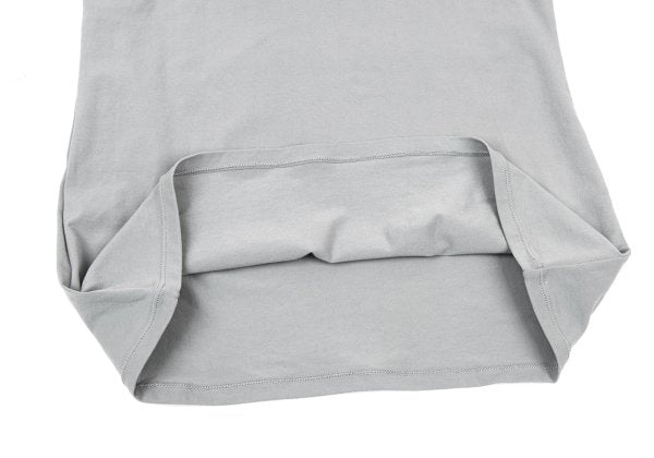 Y's Nylon Blend Stretch 3/4 Sleeve Top Gray Size 2