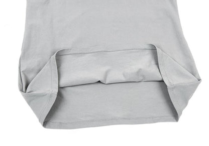 Y's Nylon Blend Stretch 3/4 Sleeve Top Gray Size 2