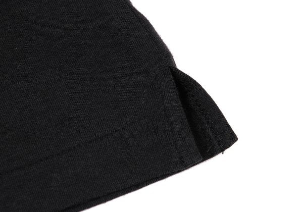 Y's Cotton Blend Stretch Long Sleeve Top Black Size 3