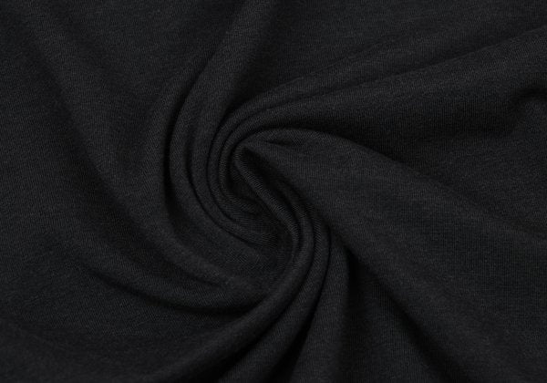 Y's Cotton Blend Stretch Long Sleeve Top Black Size 3