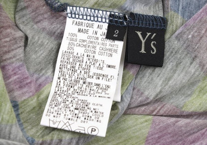 Y's Cotton All-Over Graphic Print L/S Tee Multi Size 2