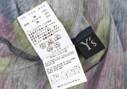 Y's Cotton All-Over Graphic Print L/S Tee Multi Size 2