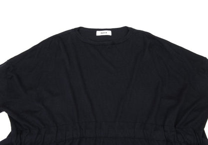 zucca Cotton Blend Belted Wide Silhouette Top Navy Size M