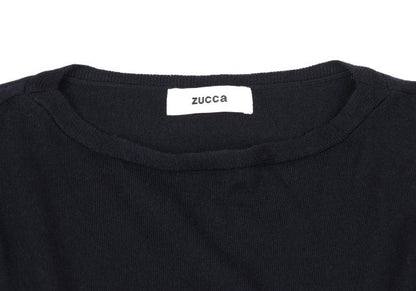 zucca Cotton Blend Belted Wide Silhouette Top Navy Size M