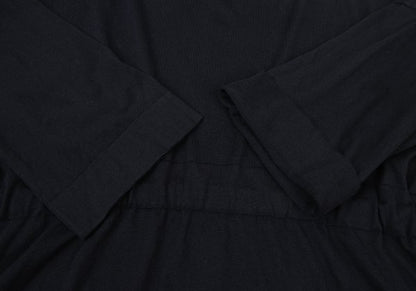 zucca Cotton Blend Belted Wide Silhouette Top Navy Size M