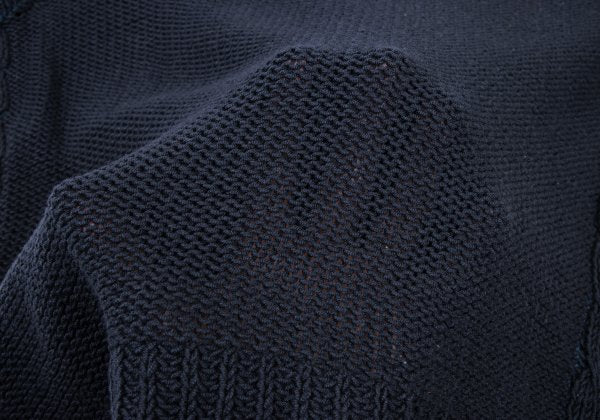 SONIA RYKIEL Cotton Blend Low Gauge Sweater Navy Size 38