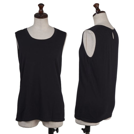 BURBERRY LONDON Cotton Tank Top Navy Size 2