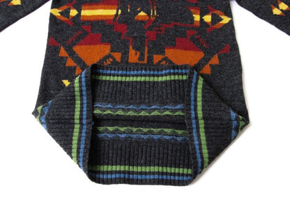 HYSTERIC GLAMOUR Wool Cotton Graphic Girl Knit Gray Size F