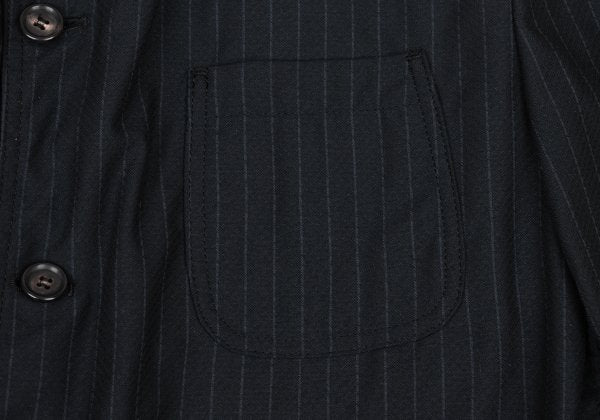 COMME des GARCONS HOMME DEUX Navy Puckering Jacket Size XL