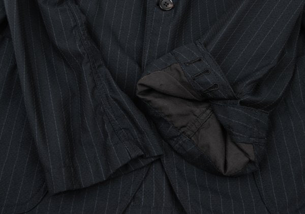COMME des GARCONS HOMME DEUX Navy Puckering Jacket Size XL