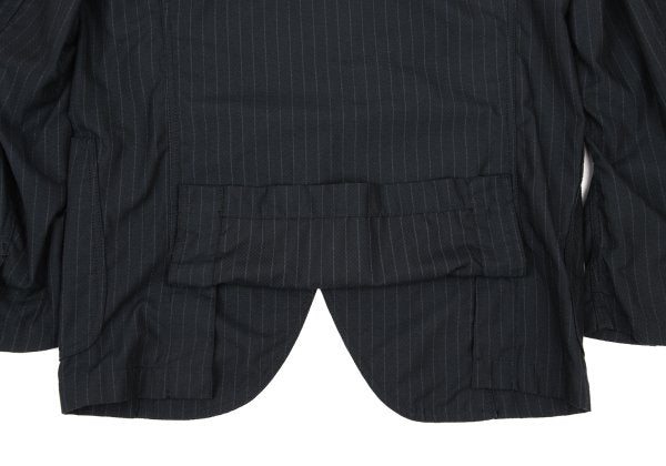 COMME des GARCONS HOMME DEUX Navy Puckering Jacket Size XL