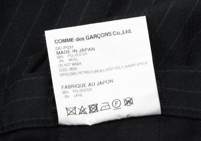 COMME des GARCONS HOMME DEUX Poly Blend Pants Navy Size XL