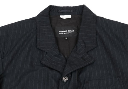 COMME des GARCONS HOMME DEUX Puckering Set-up Navy Ring Size XL