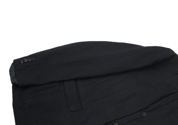 COMME des GARCONS HOMME DEUX Navy Layered Vest Size XL